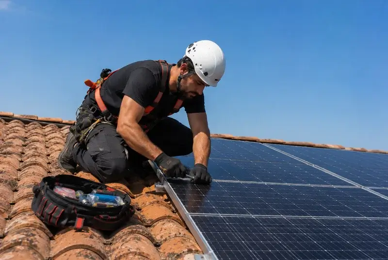 Maintenance et monitoring de panneaux solaires à Saint-André-sur-Vieux-Jonc