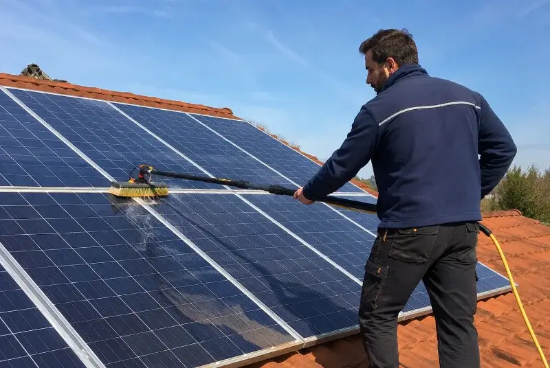 Nettoyage et entretien de panneaux solaires à Saint-André-sur-Vieux-Jonc